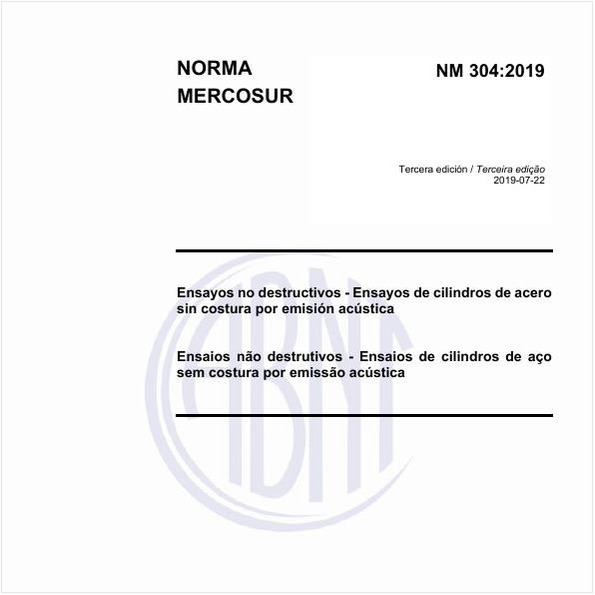 Ensayos no destructivos - Ensayos de cilindros de acero sin costura por emisión acústica