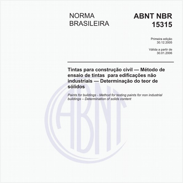 NBR15315 de 12/2005