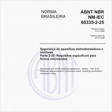 NBRNM-IEC60335-2-25 de 01/2006