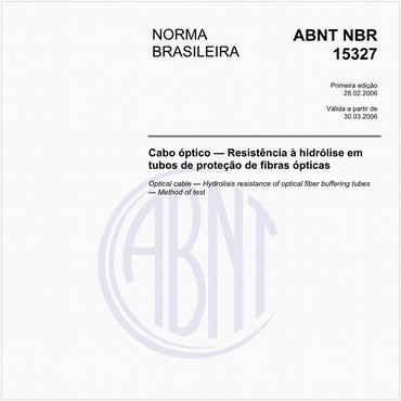 NBR15327 de 02/2006