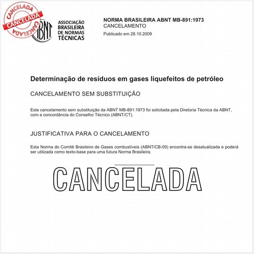 Determinação de resíduos em gases liquefeitos de petróleo