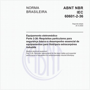 NBRIEC60601-2-36 de 12/2022