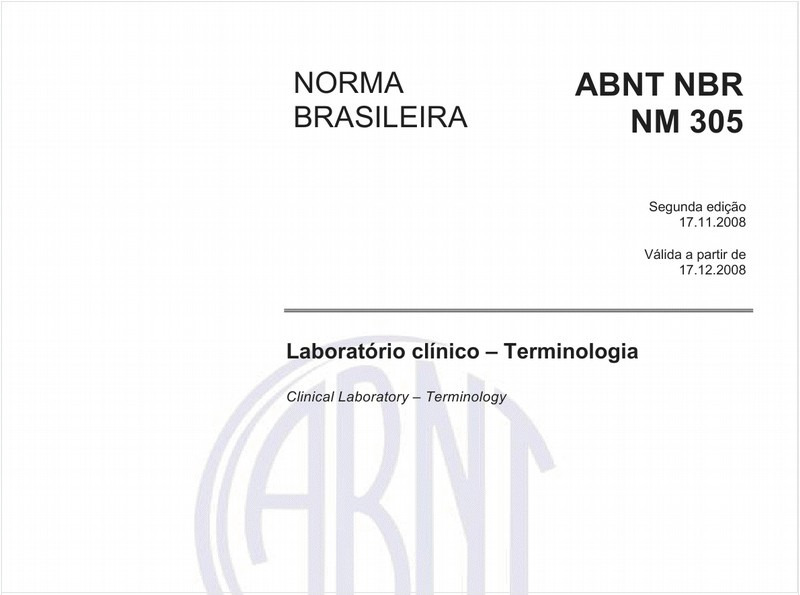 Laboratório clínico - Terminologia