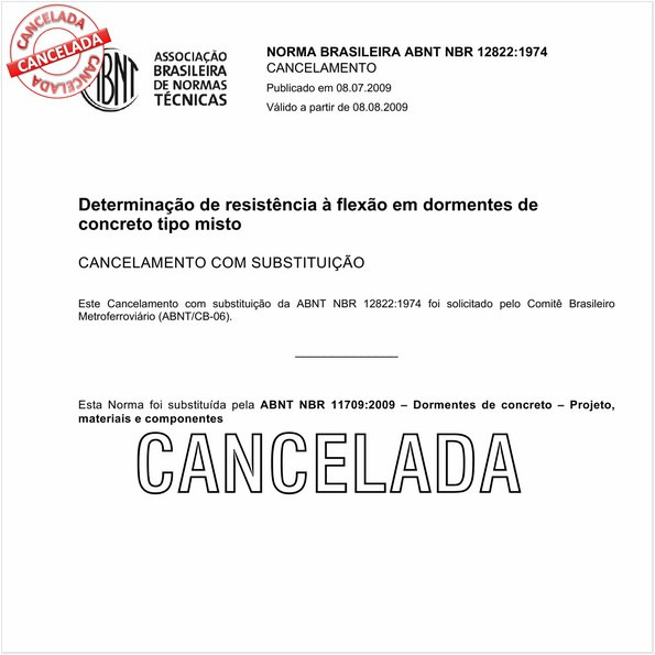 Determinação de resistência à flexão em dormentes de concreto tipo misto