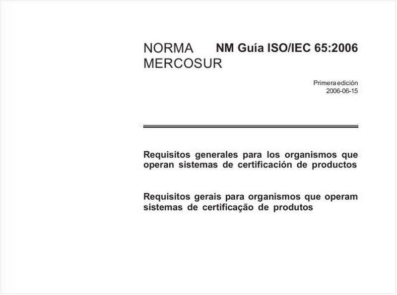 Requisitos gerais para organismos que operam sistemas de certificação de produtos