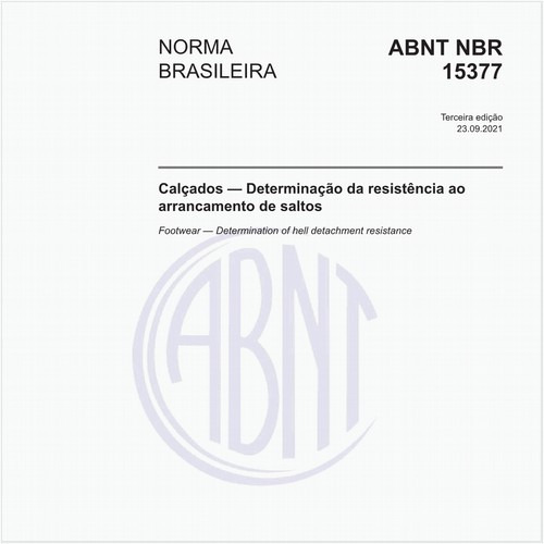 Calçados - Determinação da resistência ao arrancamento de saltos