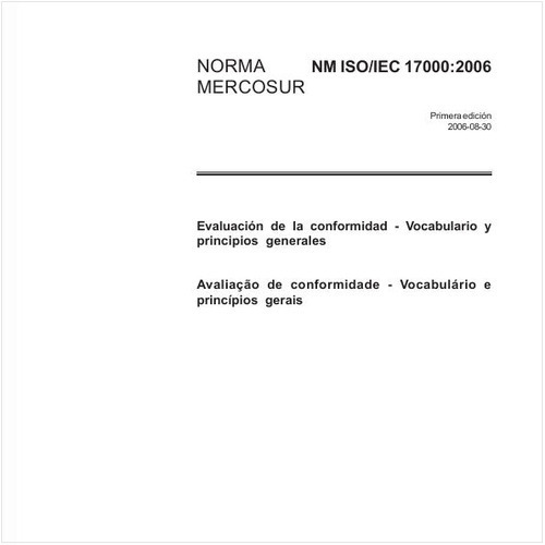 Avaliação de conformidade - Vocabulário e princípios gerais