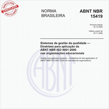NBR15419 de 10/2006