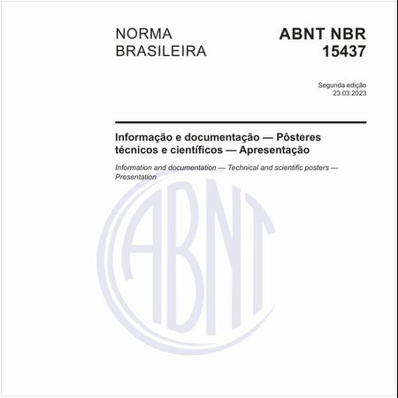 Informação e documentação — Pôsteres técnicos e científicos — Apresentação
