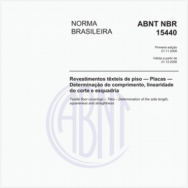 NBR15440 de 11/2006