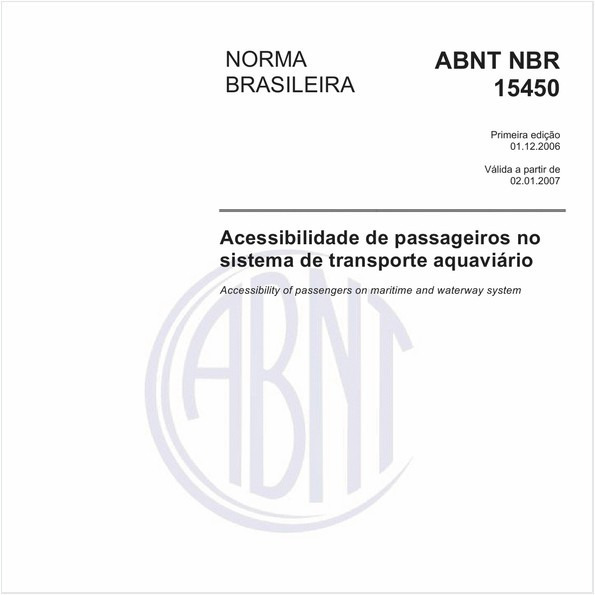 Acessibilidade de passageiros no sistema de transporte aquaviário