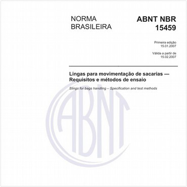 NBR15459 de 01/2007