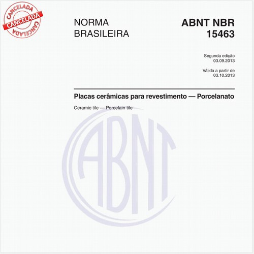 Placas cerâmicas para revestimento — Porcelanato
