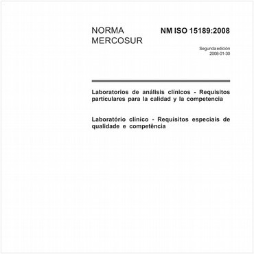 NM-ISO15189 de 02/2008