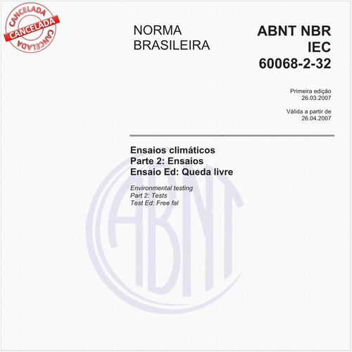 Ensaios climáticos - Parte 2: Ensaios - Ensaio Ed: Queda livre  