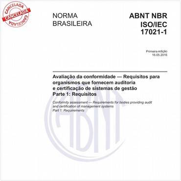 NBRISO/IEC17021 de 05/2011