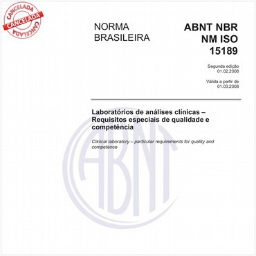 NBRNM-ISO15189 de 02/2008