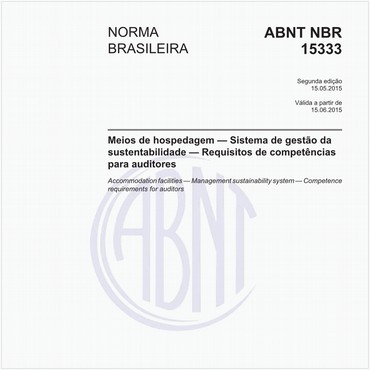 NBR15333 de 05/2015