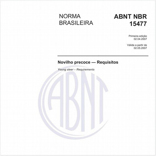 Novilho precoce - Requisitos