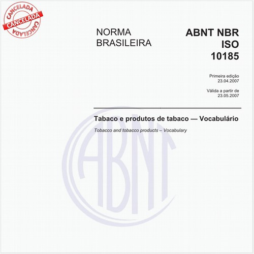 Tabaco e produtos de tabaco - Vocabulário