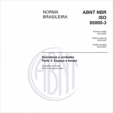 NBRISO80000-3 de 04/2007