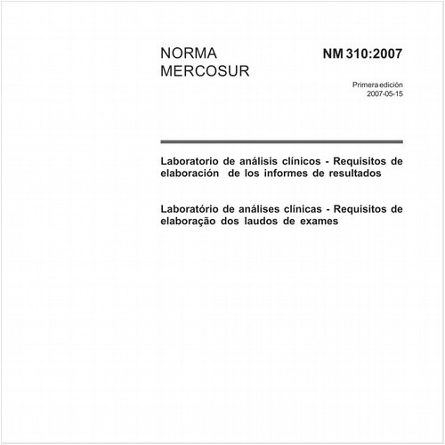 Laboratório de análises clínicas - Requisitos de elaboração dos laudos de exames 