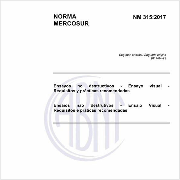 Ensaios não destrutivos - Ensaio Visual - Procedimento