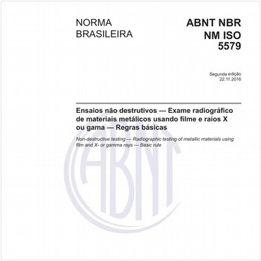 NBRNM-ISO5579 de 11/2016
