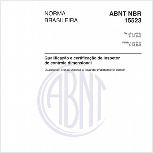 Qualificação e certificação de inspetor de controle dimensional