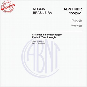 NBR15524-1 de 10/2007