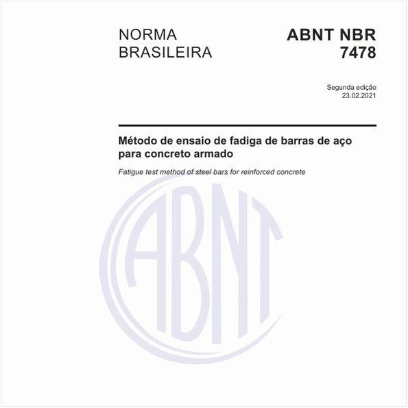 Método de ensaio de fadiga de barras de aço para concreto armado