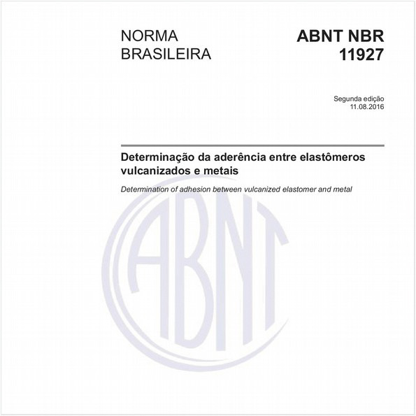 Determinação da aderência entre elastômeros vulcanizados e metais
