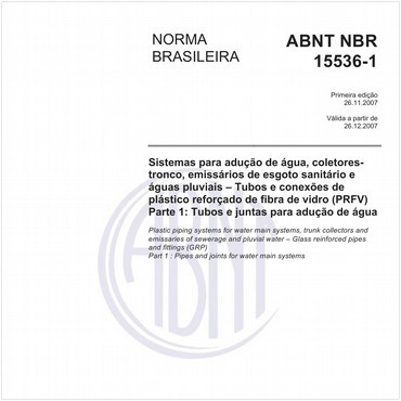 NBR15536-1 de 11/2007