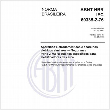 NBRIEC60335-2-76 de 12/2007