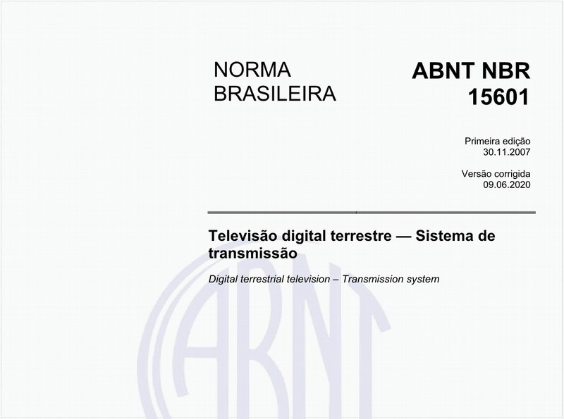 Televisão digital terrestre - Sistema de transmissão
