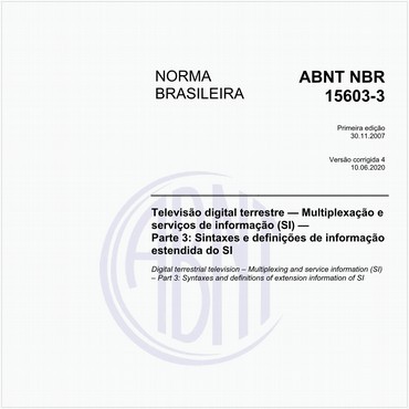 NBR15603-3 de 11/2007