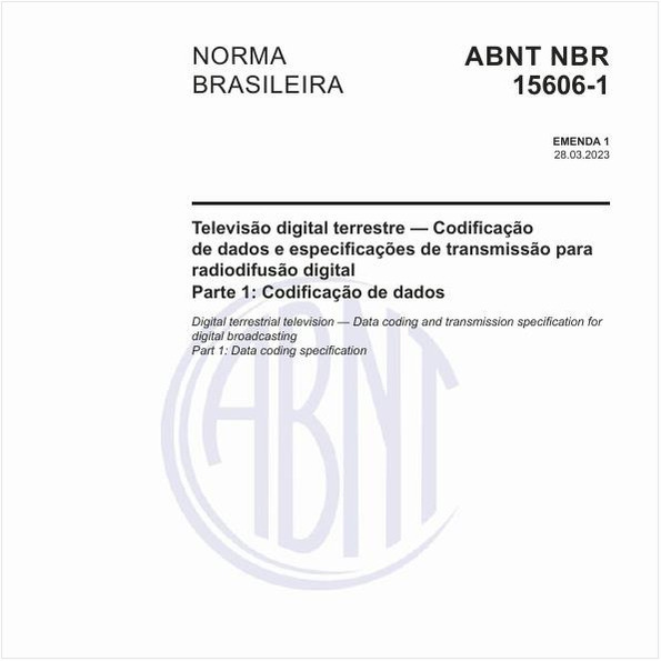 Televisão digital terrestre — Codificação de dados e especificações de transmissão para radiodifusão digital Parte 1: Codificação de dados