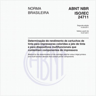 NBRISO/IEC24711 de 06/2011