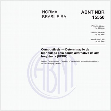 NBR15550 de 01/2008