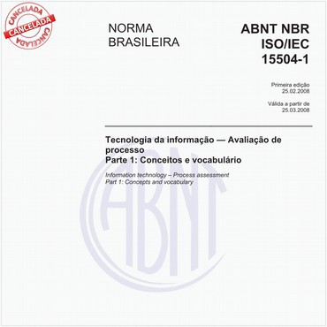 NBRISO/IEC15504-1 de 02/2008
