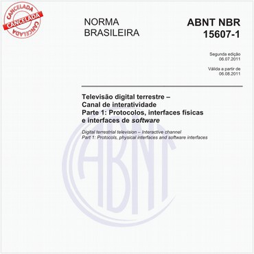NBR15607-1 de 07/2011