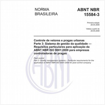 NBR15584-3 de 04/2008
