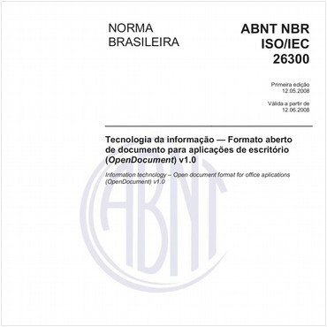NBRISO/IEC26300 de 05/2008