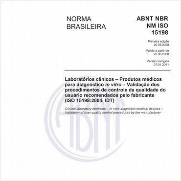 NBRNM-ISO15198 de 05/2008