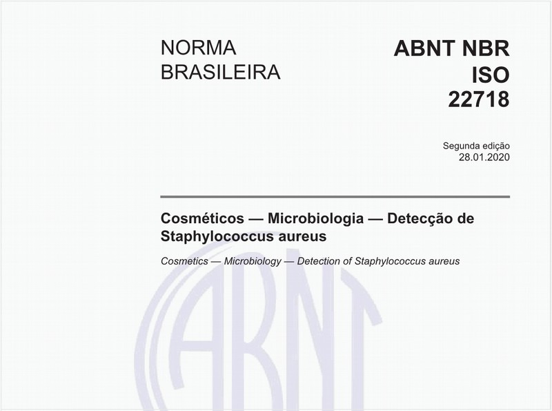 Cosméticos — Microbiologia — Detecção de Staphylococcus aureus