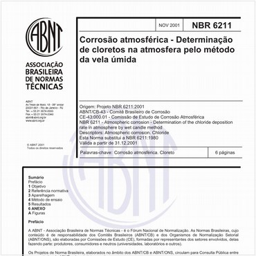 NBR6211 de 11/2001