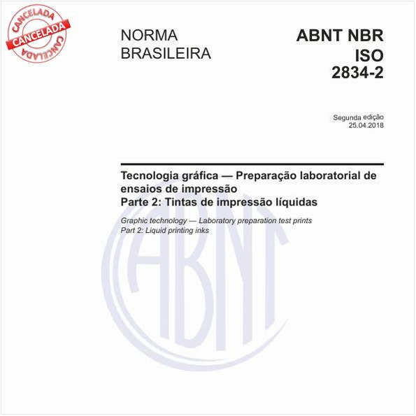 Tecnologia gráfica - Preparação laboratorial de ensaios de impressão - Parte 2: Tintas de impressão líquidas