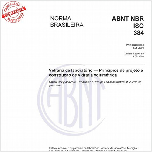 Vidraria de laboratório - Princípios de projeto e construção de vidraria volumétrica