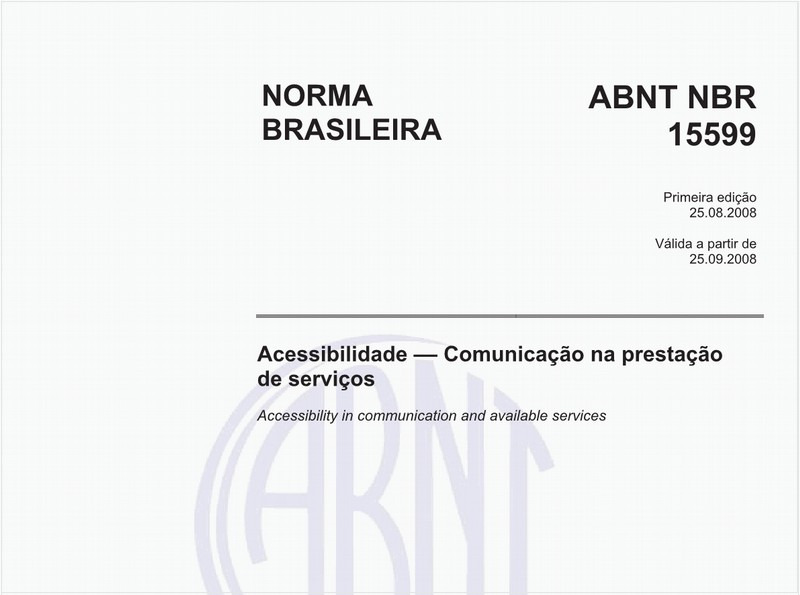 Acessibilidade - Comunicação na prestação de serviços