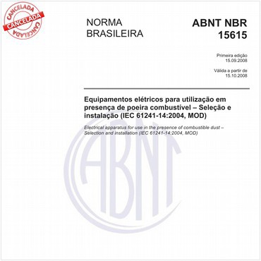 NBR15615 de 09/2008